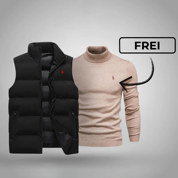 Stylish Vest and Free Sweater Combo