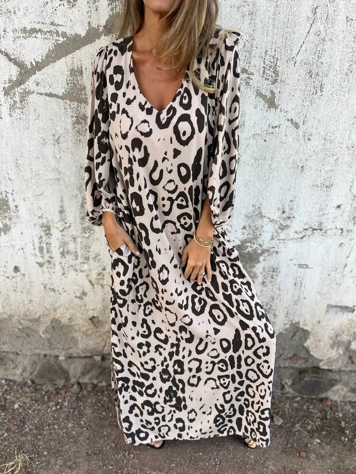 🌸Summer Specials🌸Women's Abstract Pattern Bohe Maxi Dress